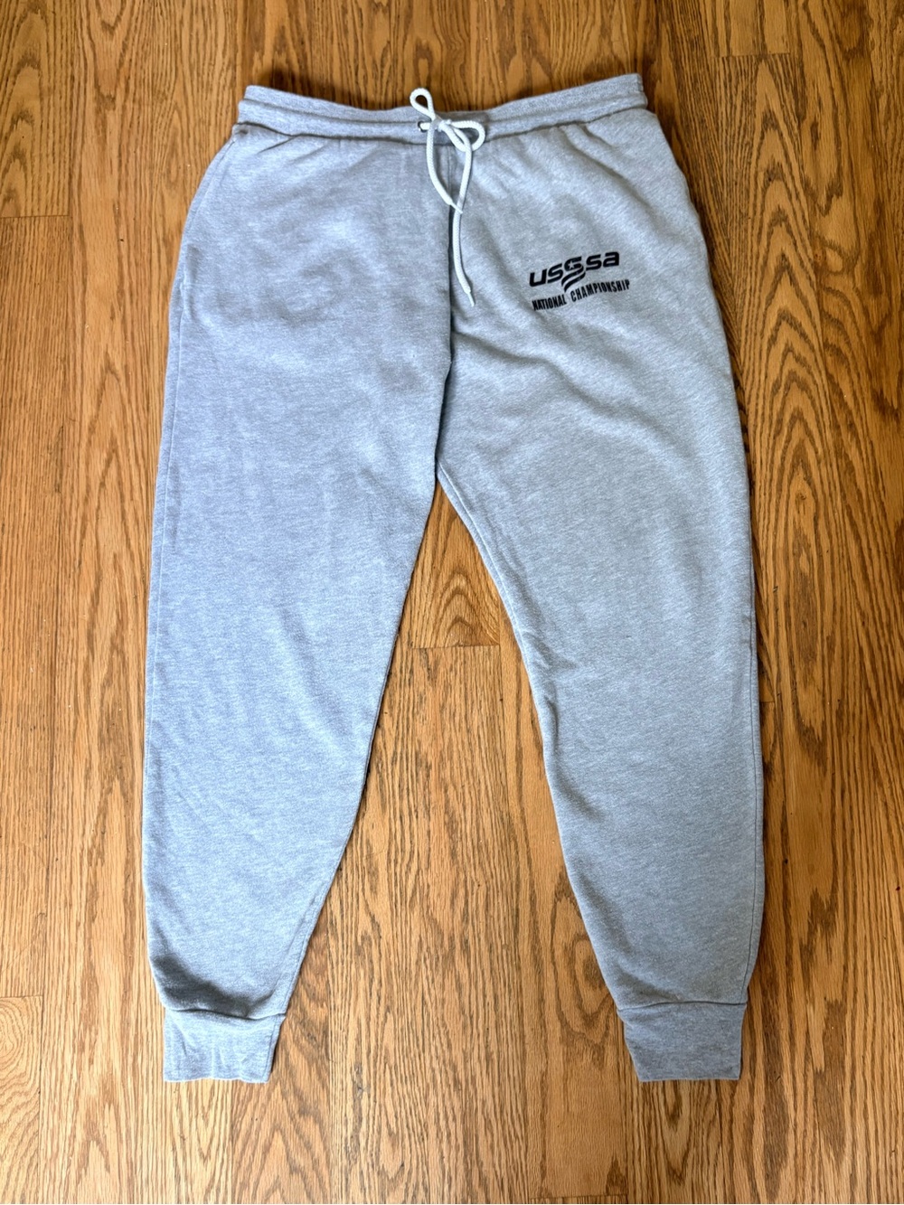 USSSA National Championship Grey Joggers - Bella + Canvas - Med